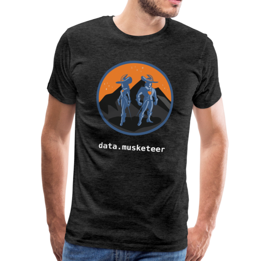 data.musketeer Shirt Orange Men - charcoal grey