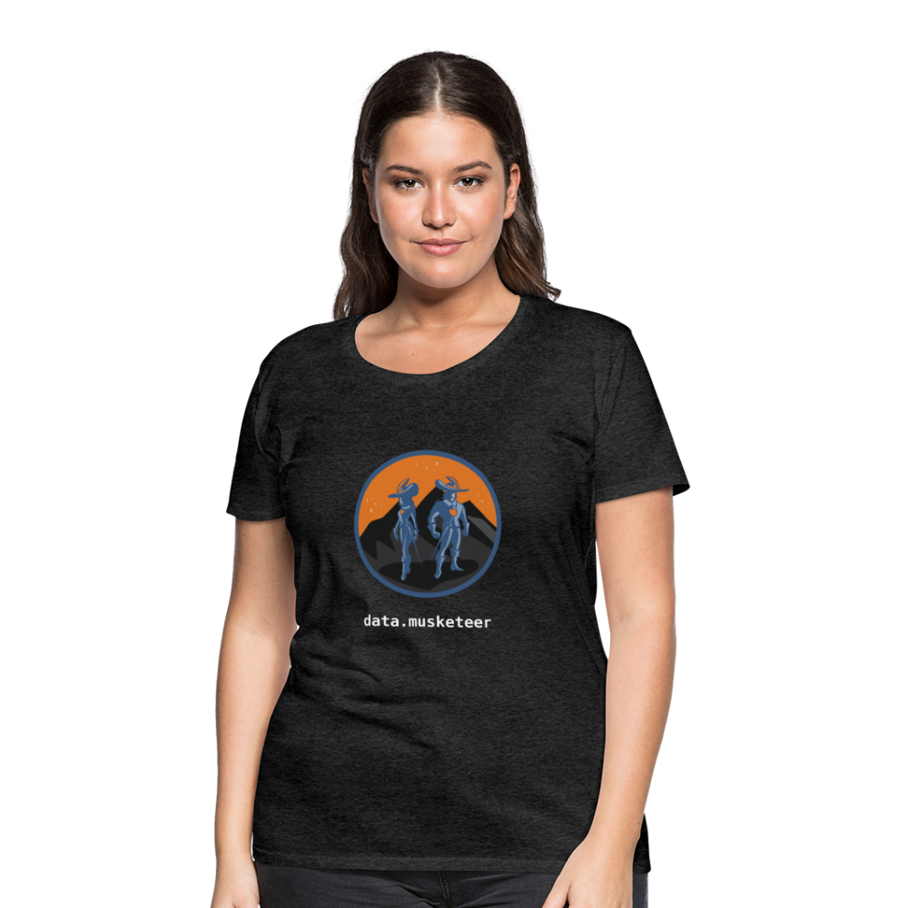 data.musketeer Shirt Orange Women - charcoal grey