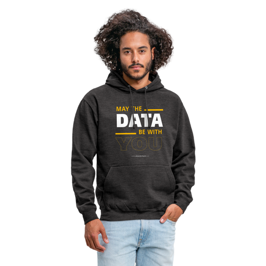 May The Data Be With You Unisex Hoodie - charcoal grey