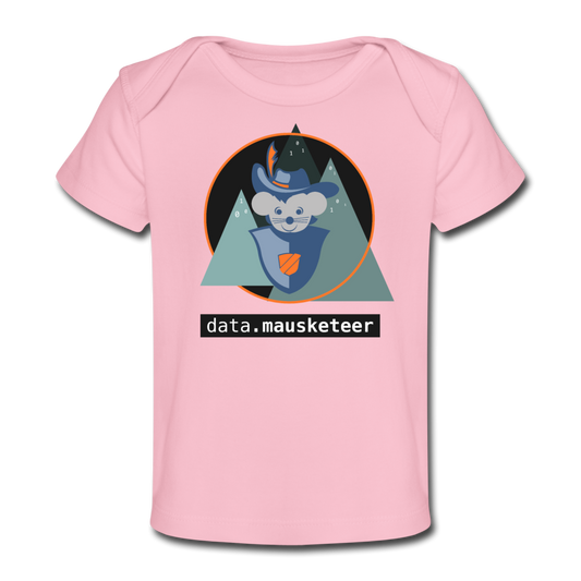 data.mausketeer Baby Bio T-Shirt - light pink