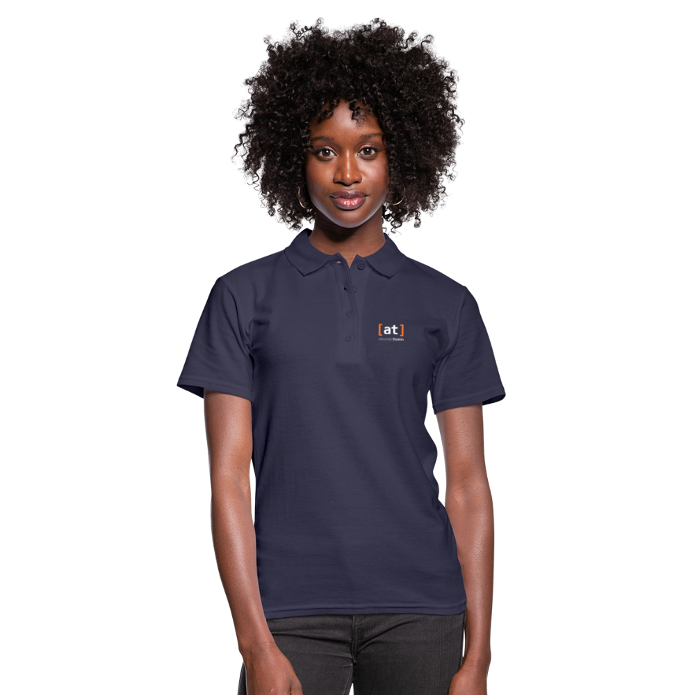 [at] Logo Polo Shirt Women - navy