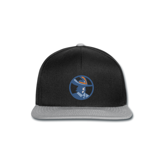 data.musketeer Male Icon Snapback Cap - black/grey