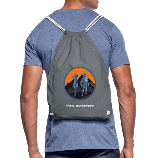data.musketeer Orange Gym Bag - grey