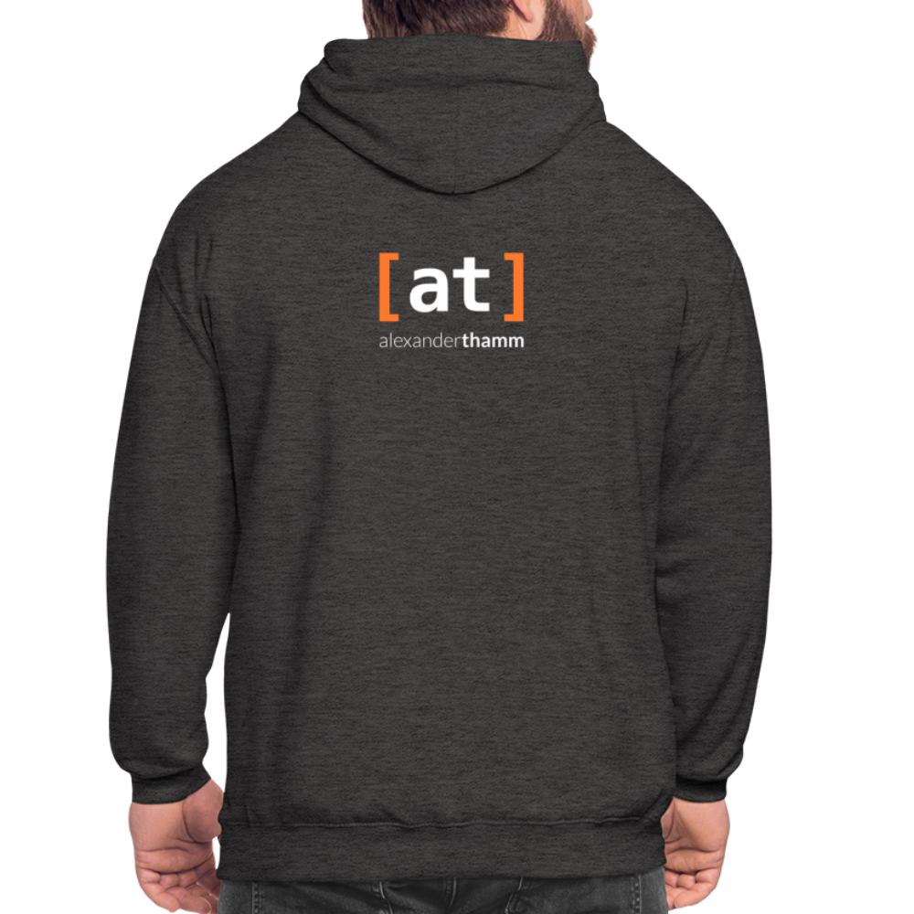 data.musketeer Hoodie Orange Unisex - charcoal grey