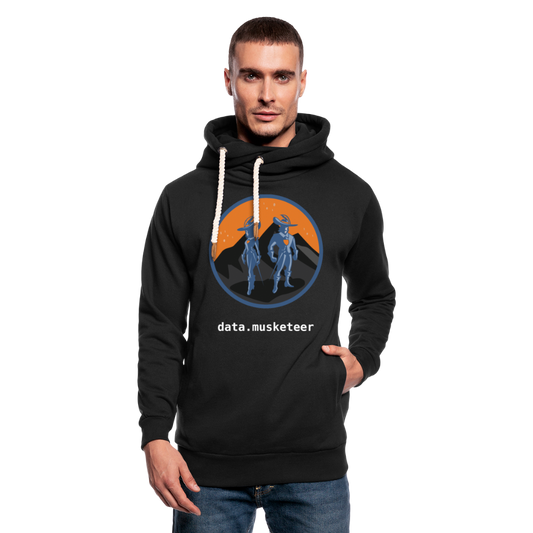 data.musketeer Loop Hoodie Unisex - black