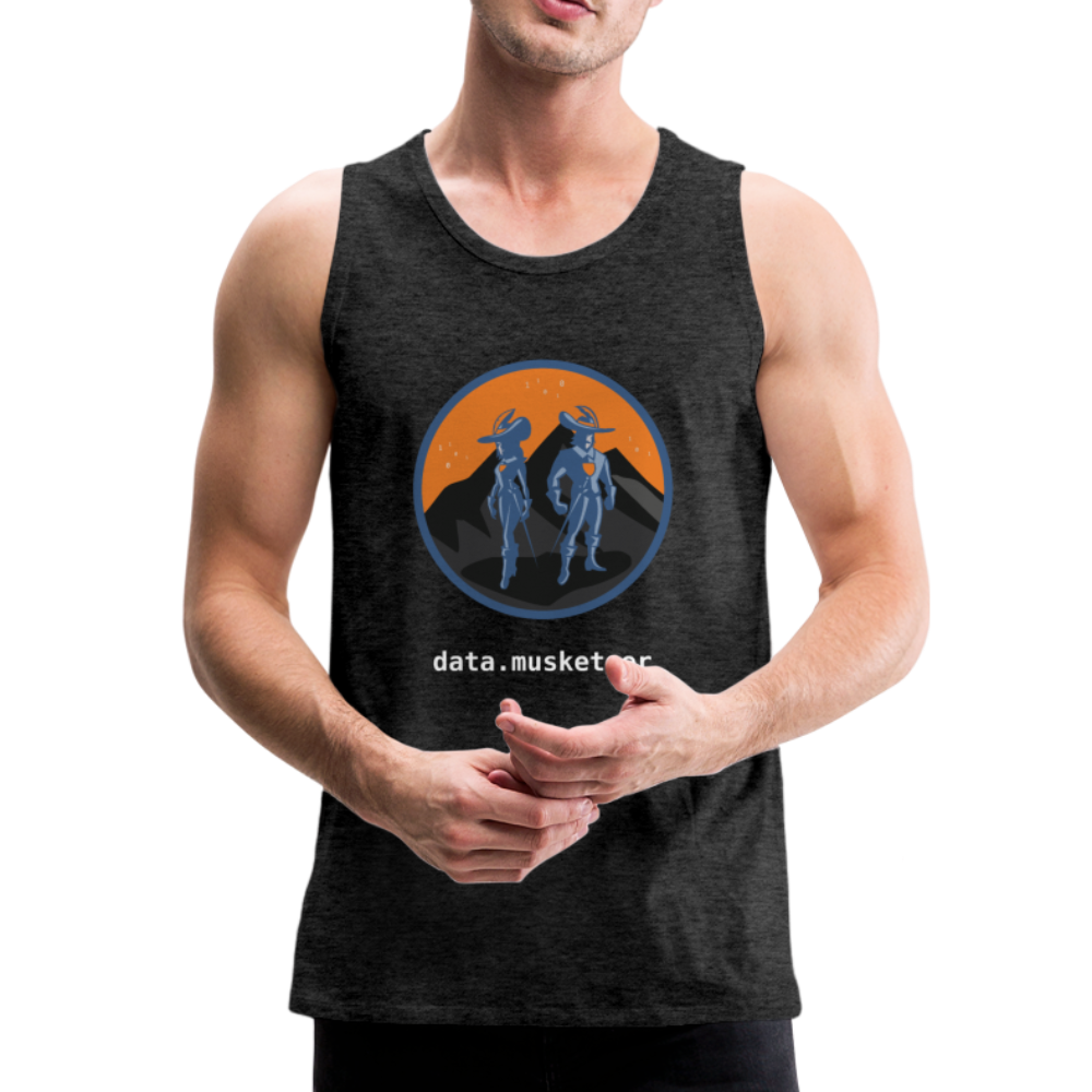 data.musketeer Tank Top - charcoal grey